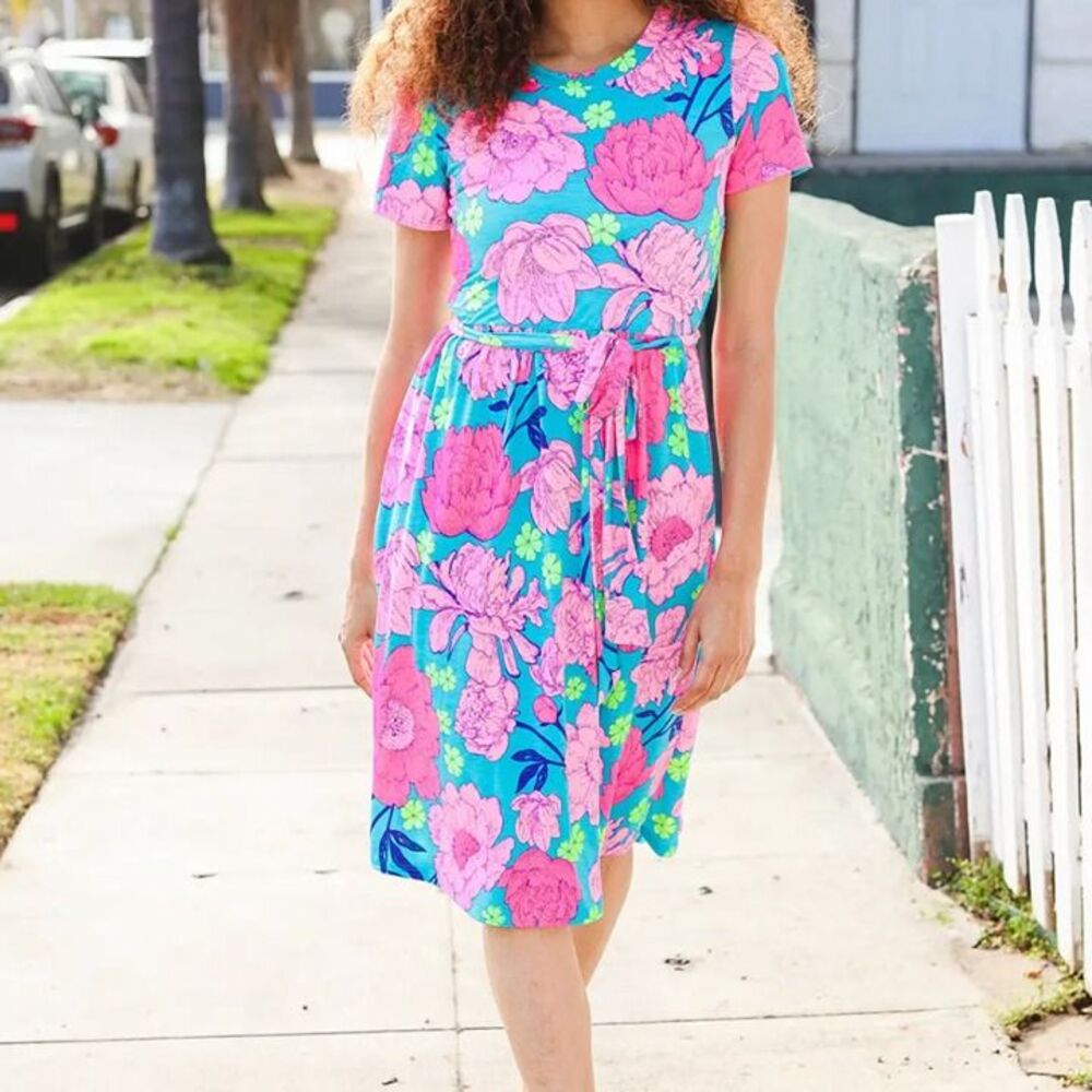 Bright Floral Dress
